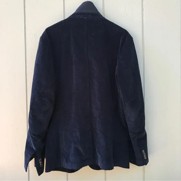 Jachs New York Navy Stretch Corduroy Blazer